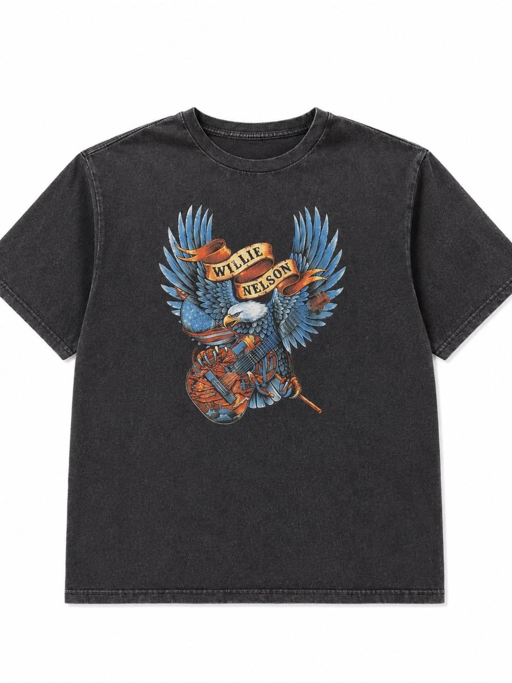 Willie Nelson Eagle Graphic T-shirt